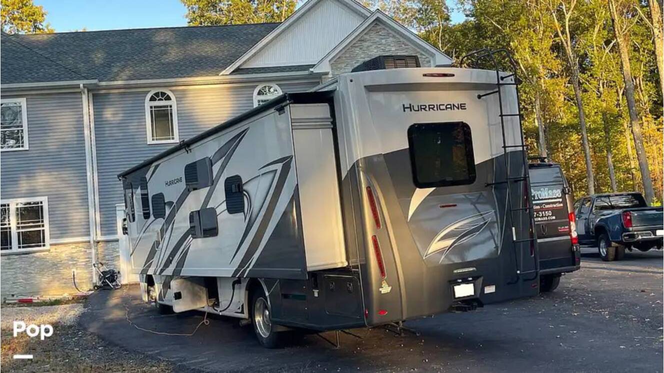 A photo of this 2023 Thor Motor Coach Hurricane 34J