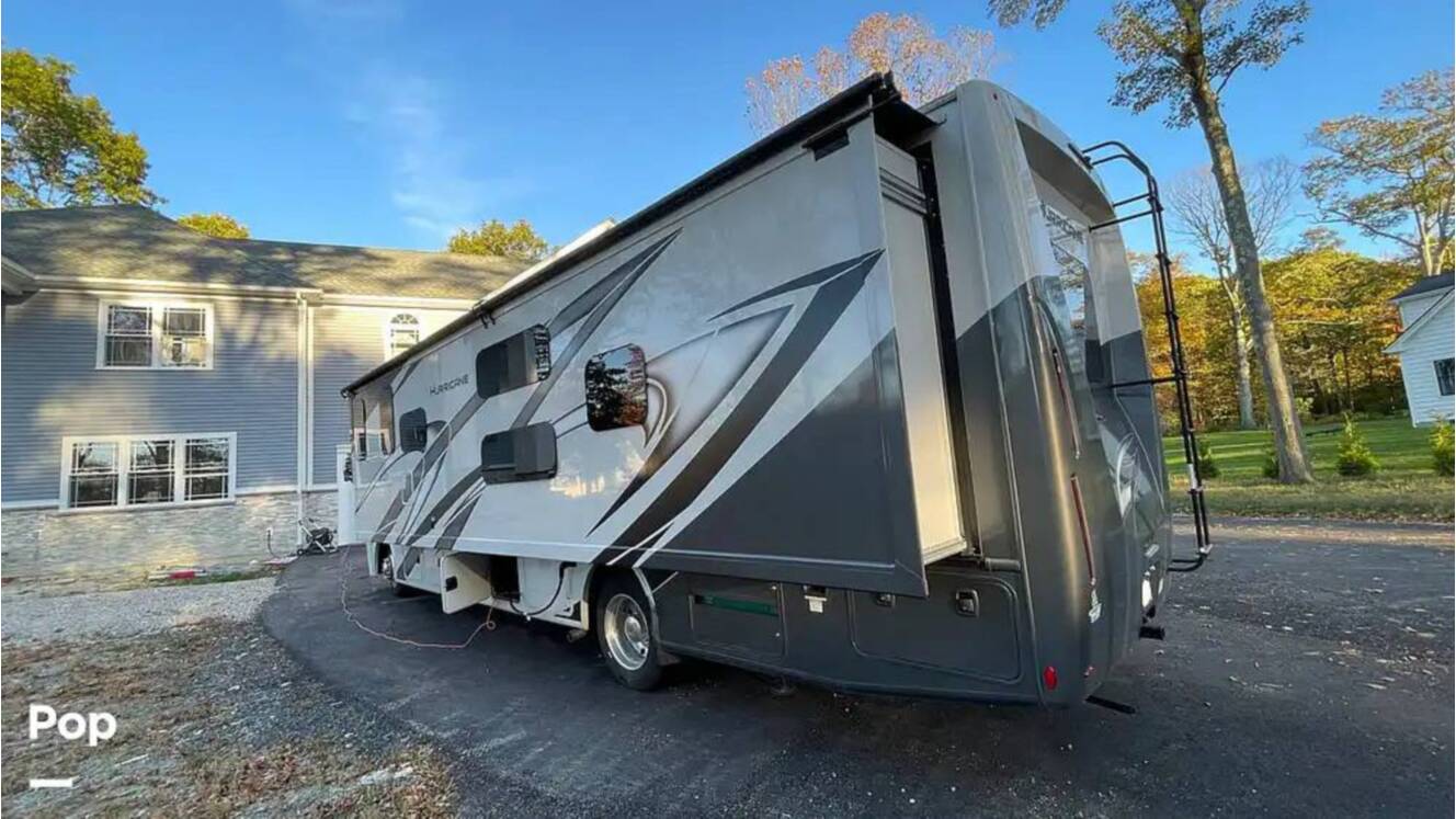 A photo of this 2023 Thor Motor Coach Hurricane 34J