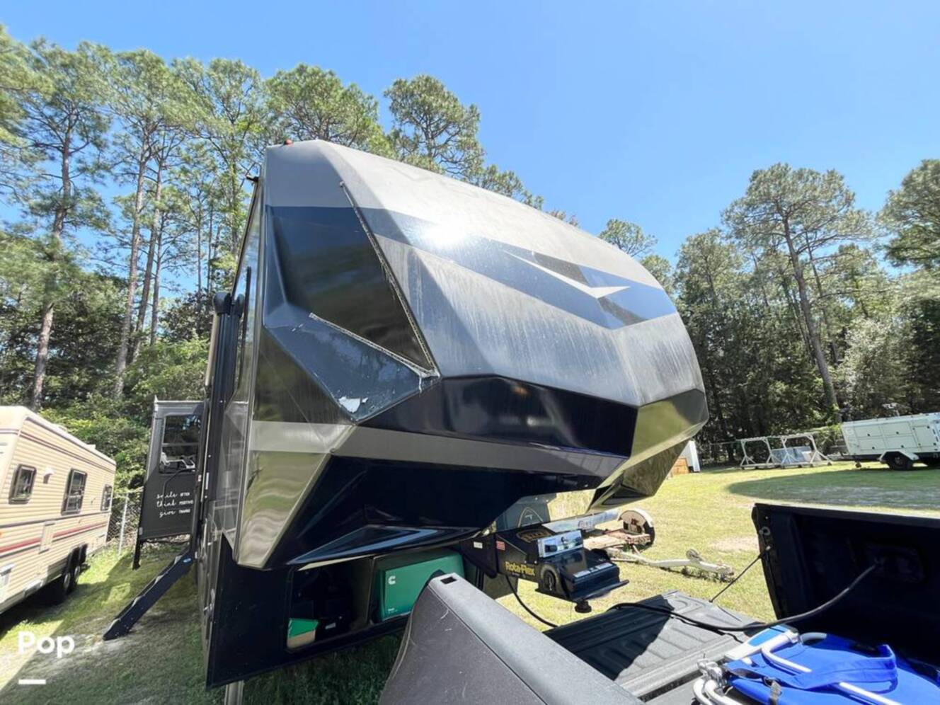 A photo of this 2021 Dutchmen Voltage 4205