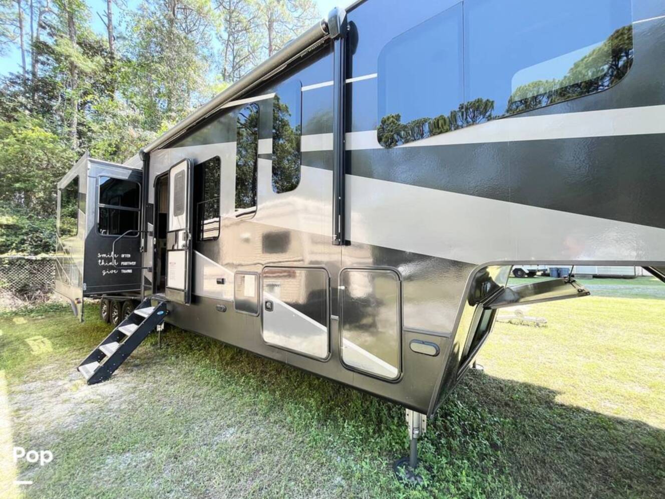 A photo of this 2021 Dutchmen Voltage 4205
