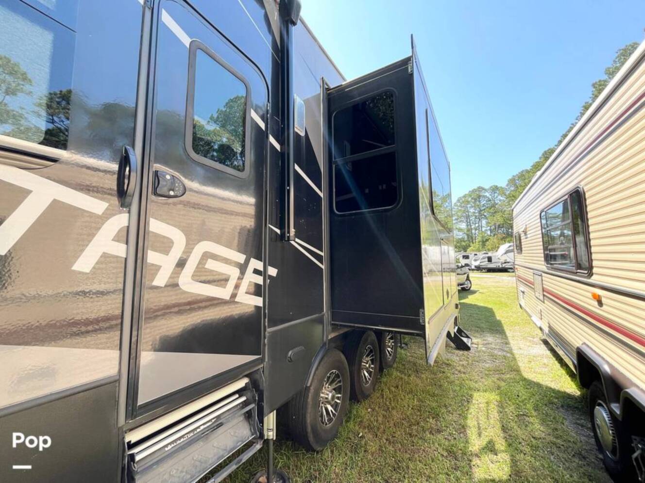 A photo of this 2021 Dutchmen Voltage 4205