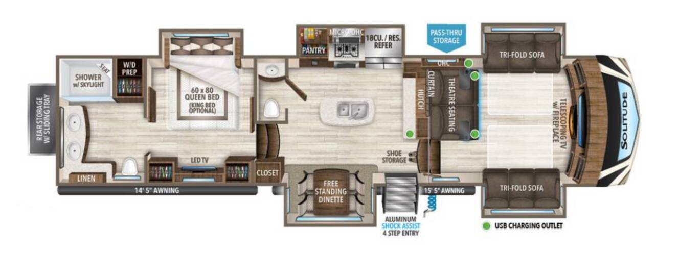 A photo of this 2021 Grand Design Solitude 380FL-R