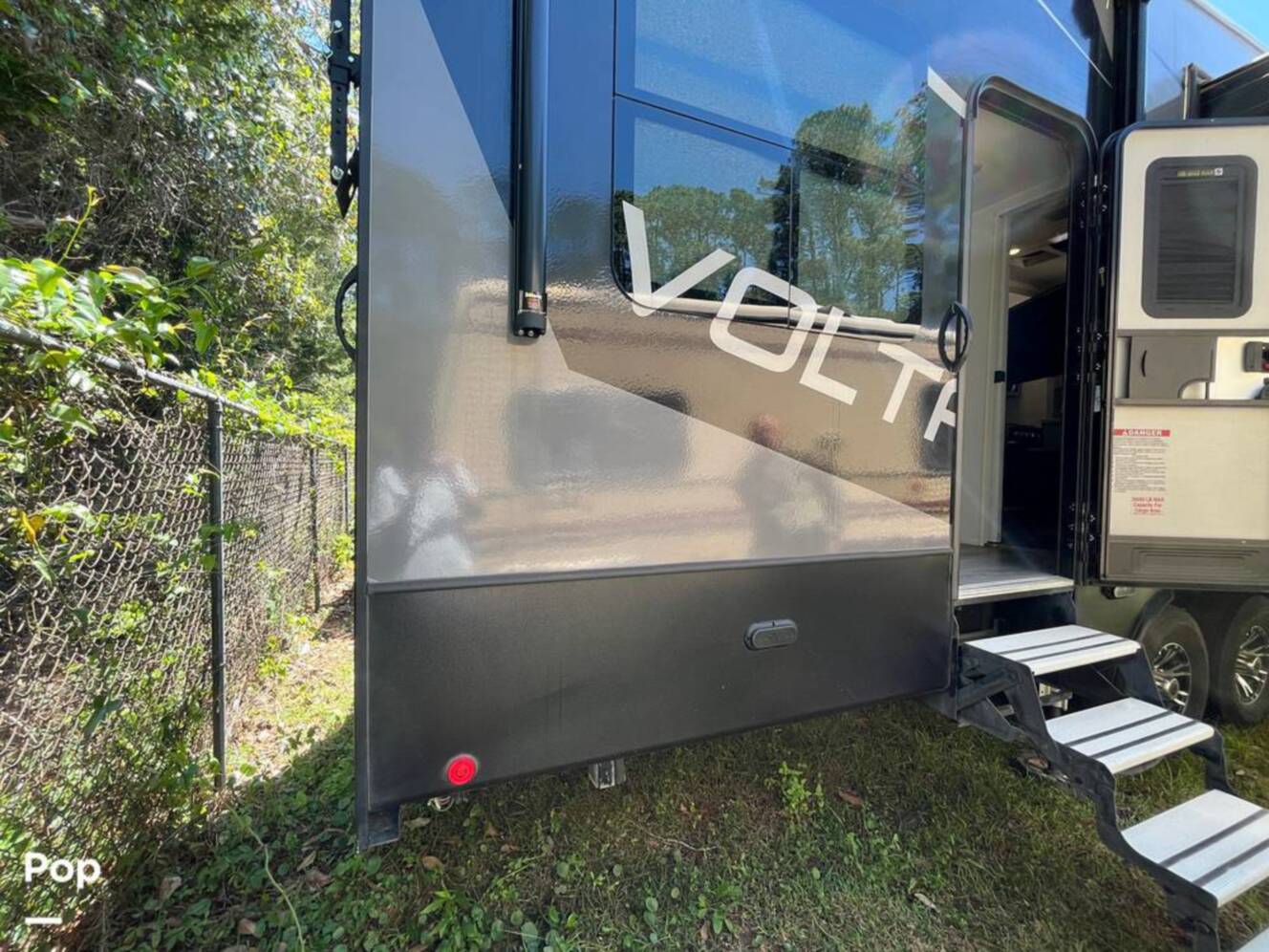 A photo of this 2021 Dutchmen Voltage 4205