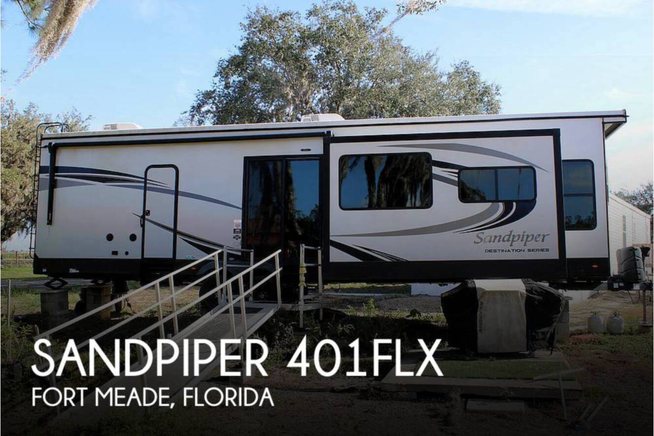 A photo of this 2022 Forest River Sandpiper 401FLX