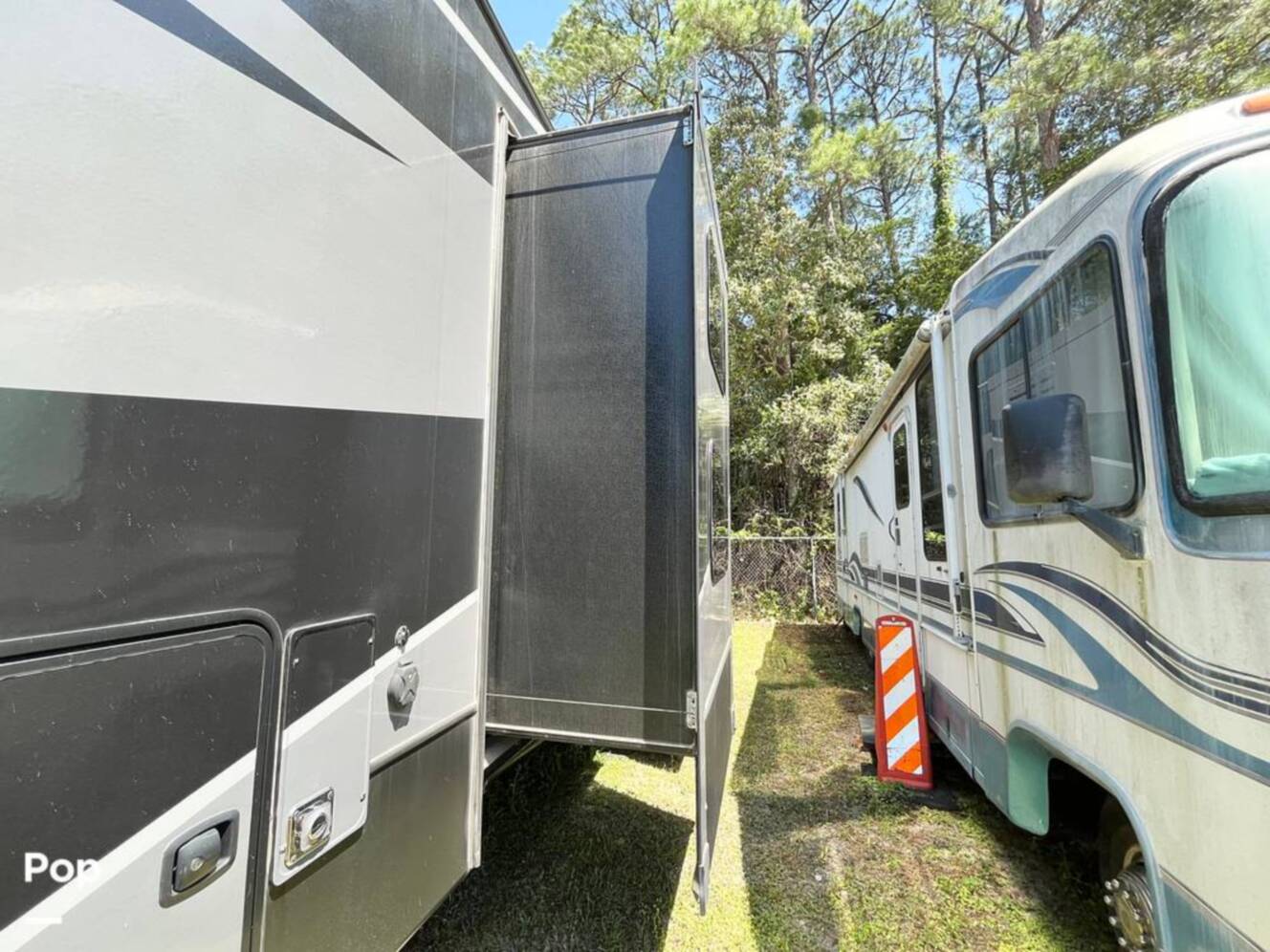 A photo of this 2021 Dutchmen Voltage 4205