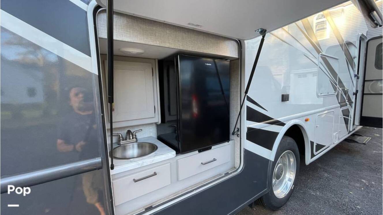 A photo of this 2023 Thor Motor Coach Hurricane 34J