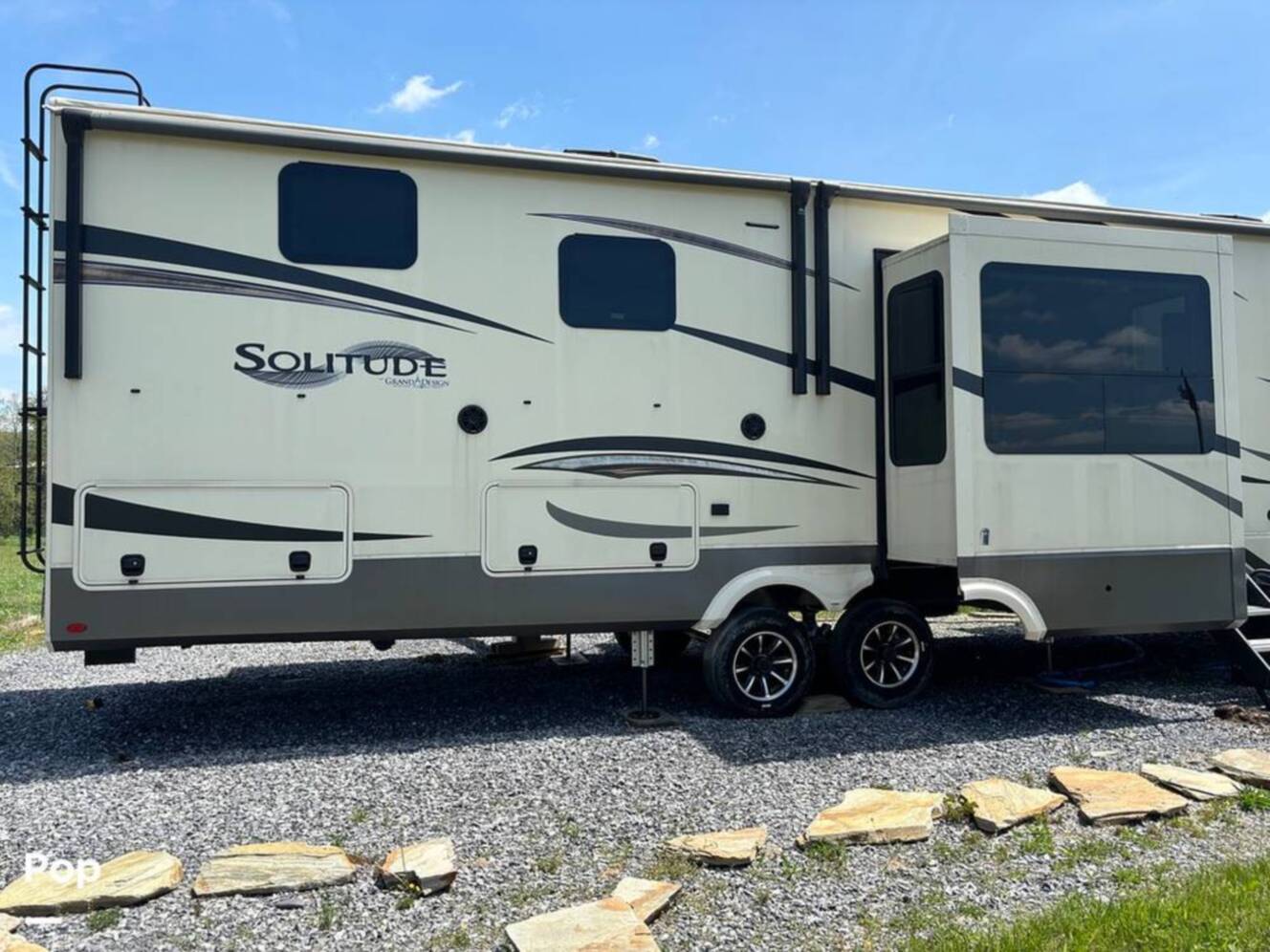 A photo of this 2021 Grand Design Solitude 380FL-R