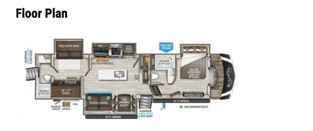 A photo of this 2022 Grand Design Solitude 3950BH