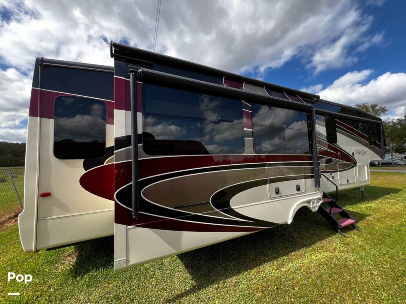 A photo of this 2019 Forest River Cedar Creek Champagne 38EL