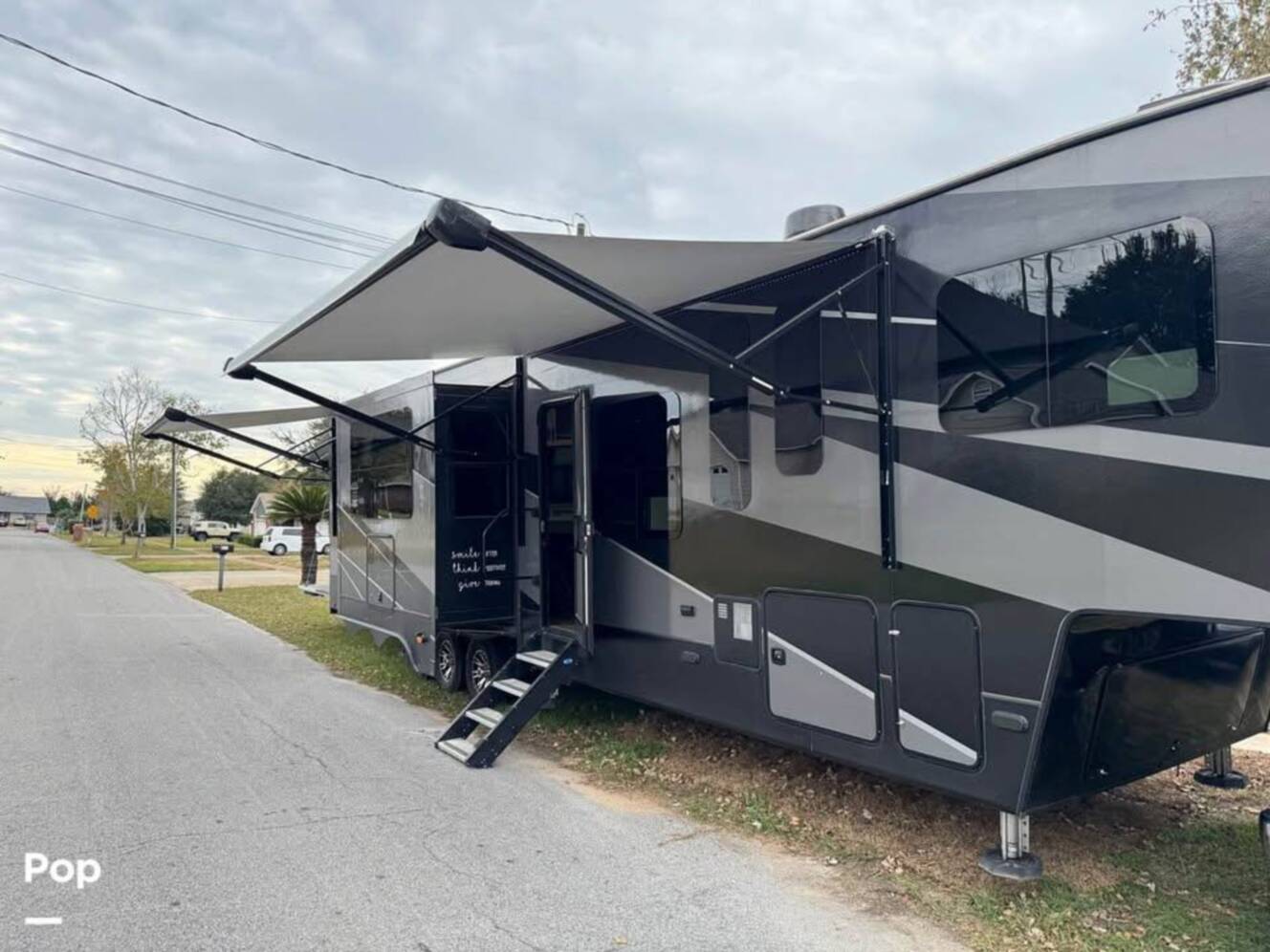 A photo of this 2021 Dutchmen Voltage 4205