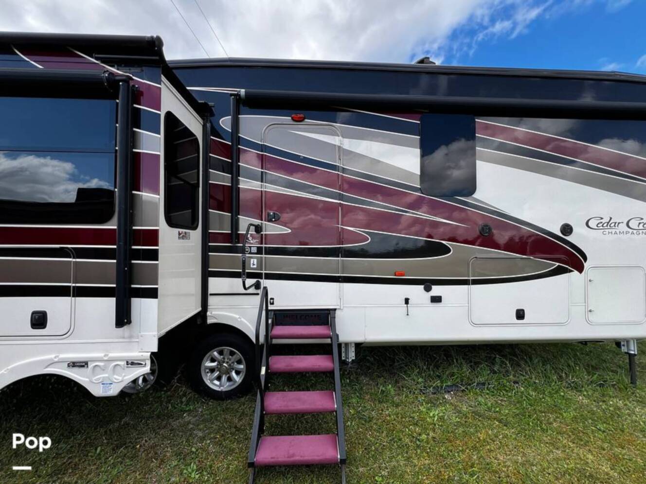 A photo of this 2019 Forest River Cedar Creek Champagne 38EL