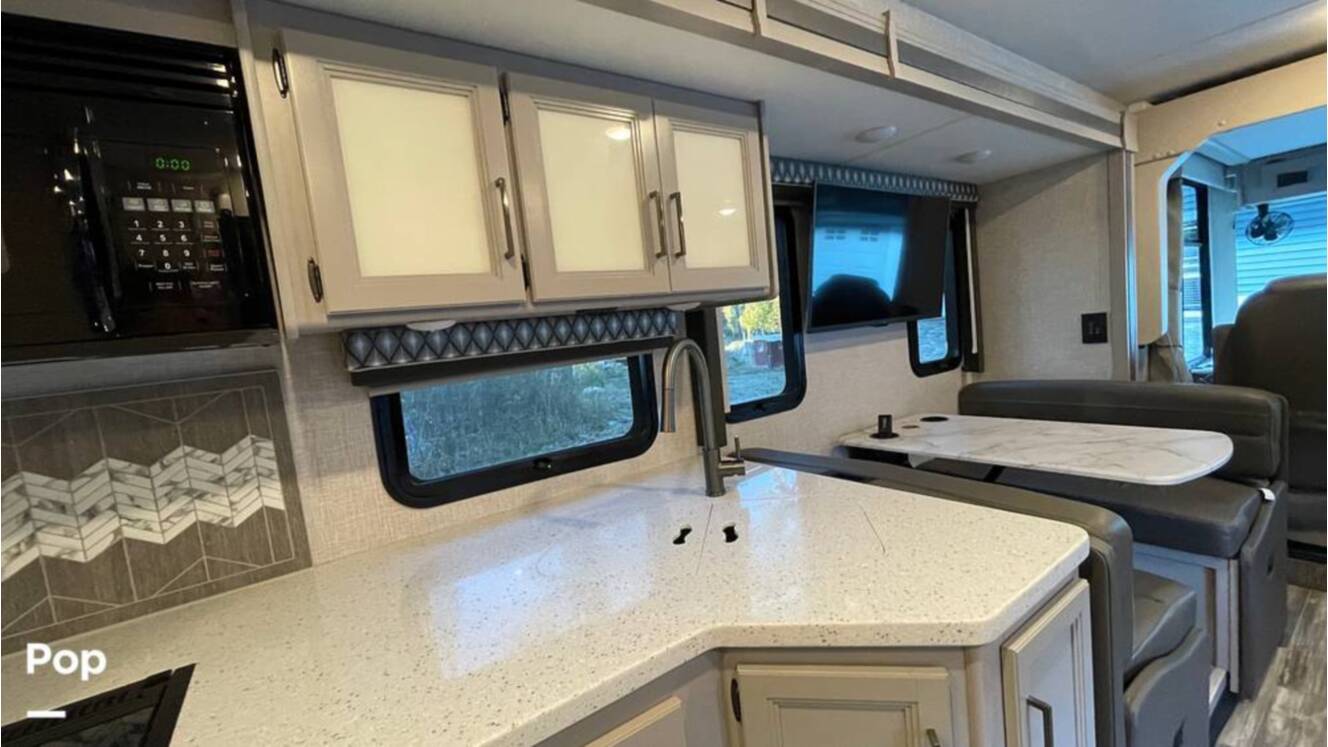 A photo of this 2023 Thor Motor Coach Hurricane 34J