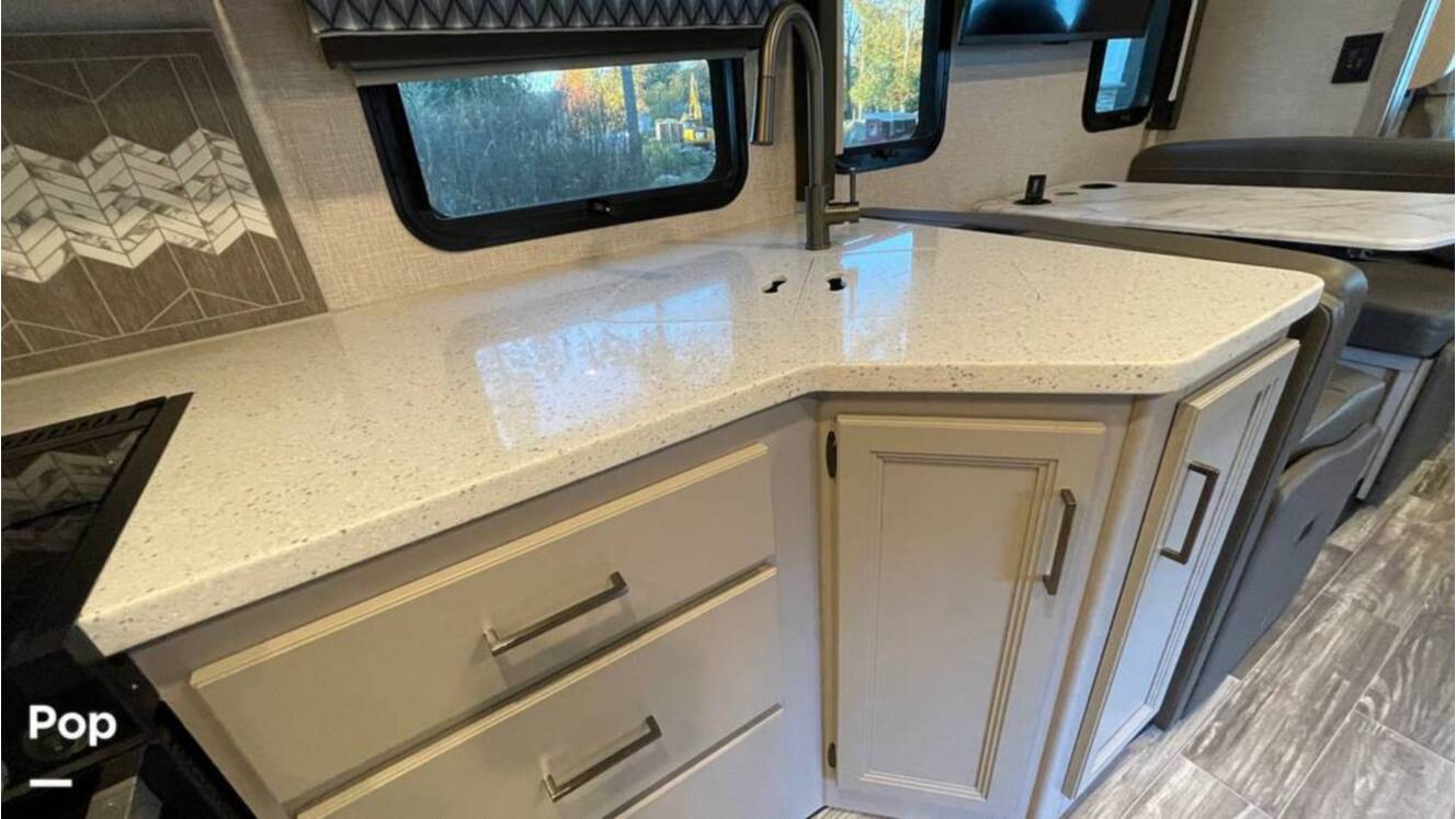 A photo of this 2023 Thor Motor Coach Hurricane 34J