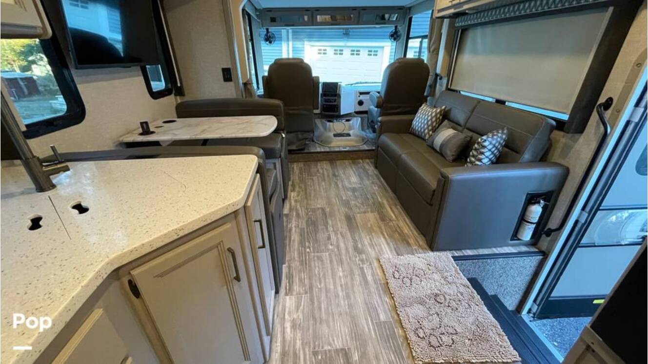 A photo of this 2023 Thor Motor Coach Hurricane 34J