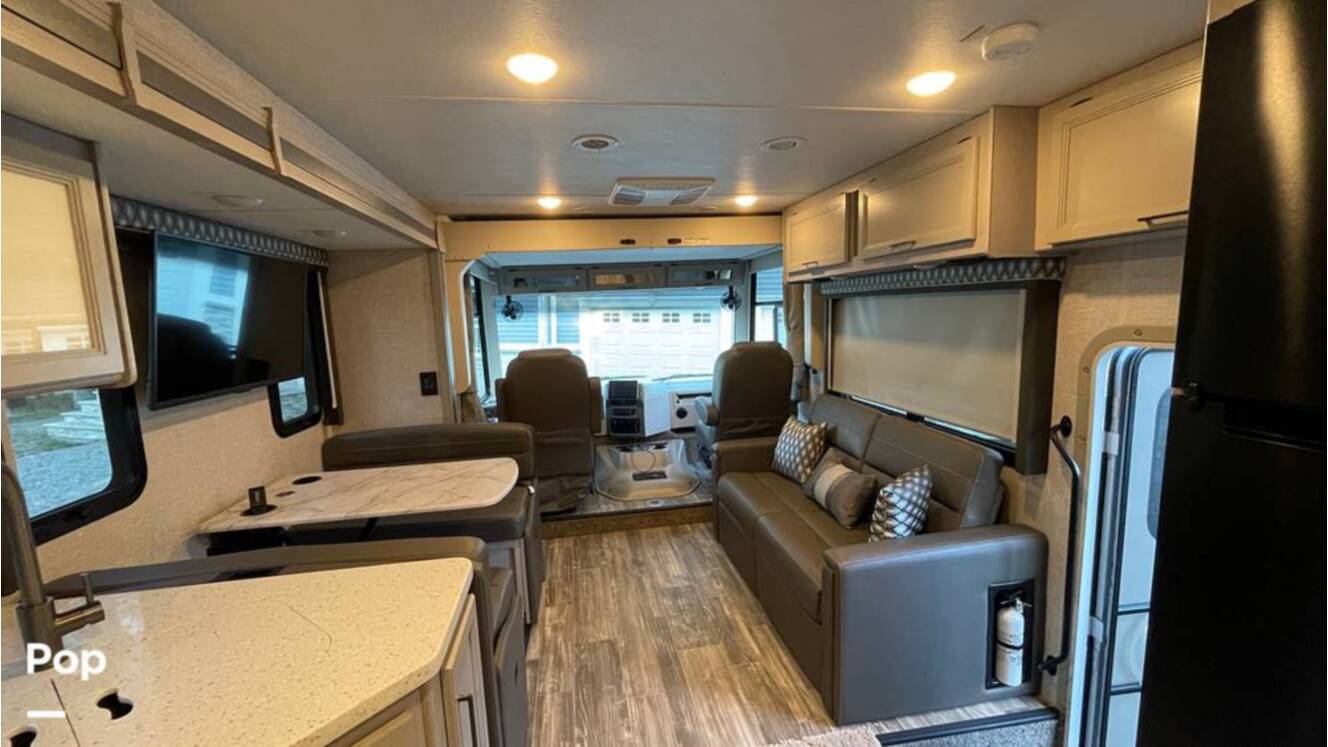 A photo of this 2023 Thor Motor Coach Hurricane 34J