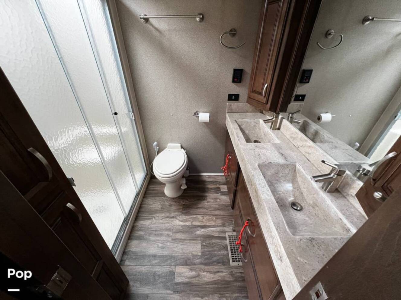 A photo of this 2019 Forest River Cedar Creek Champagne 38EL