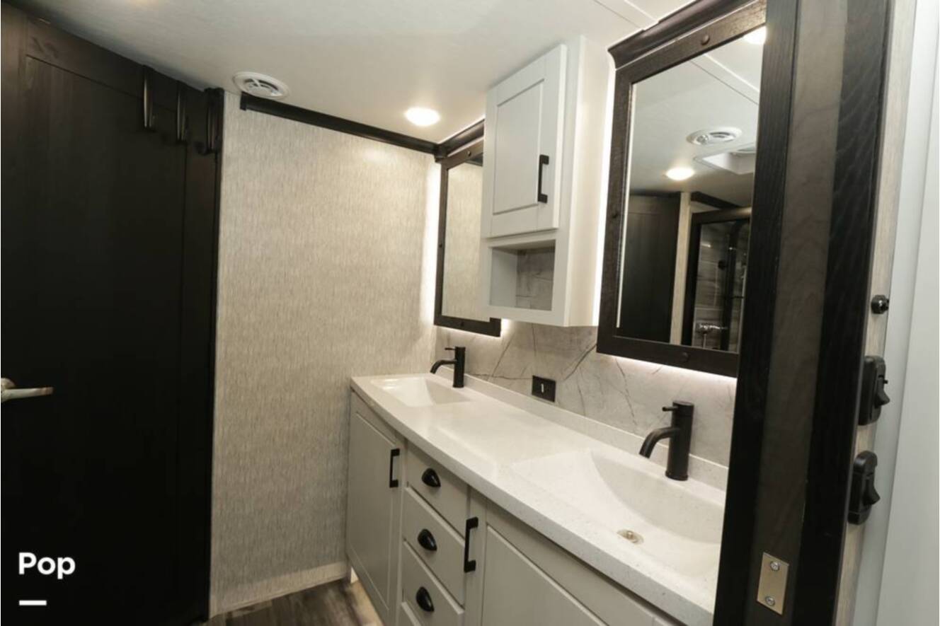 A photo of this 2022 Redwood Rv Redwood 4150RD