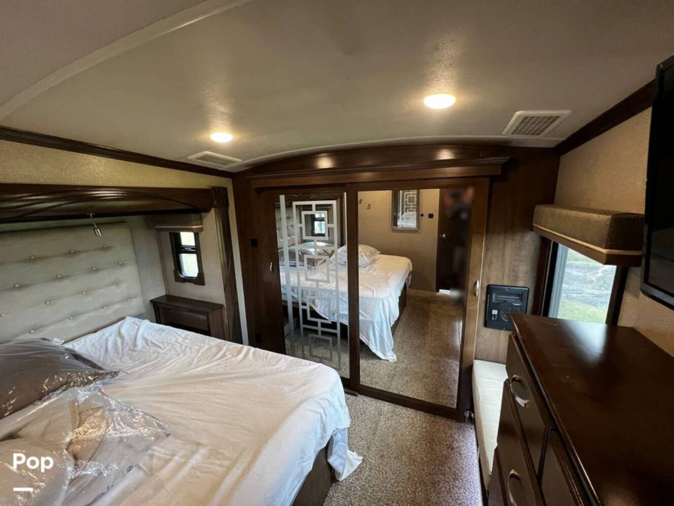 A photo of this 2019 Forest River Cedar Creek Champagne 38EL