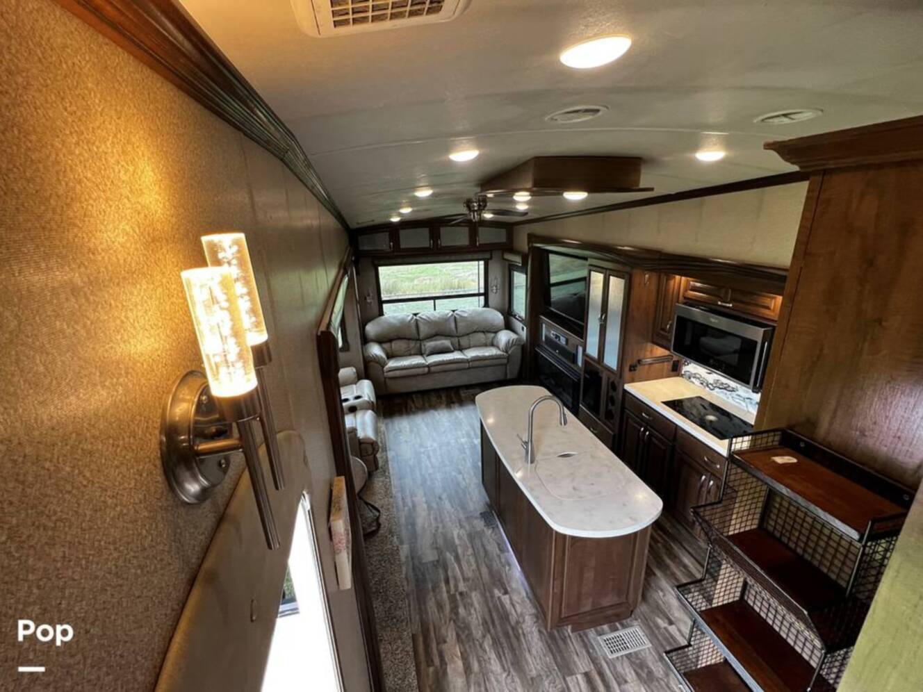 A photo of this 2019 Forest River Cedar Creek Champagne 38EL