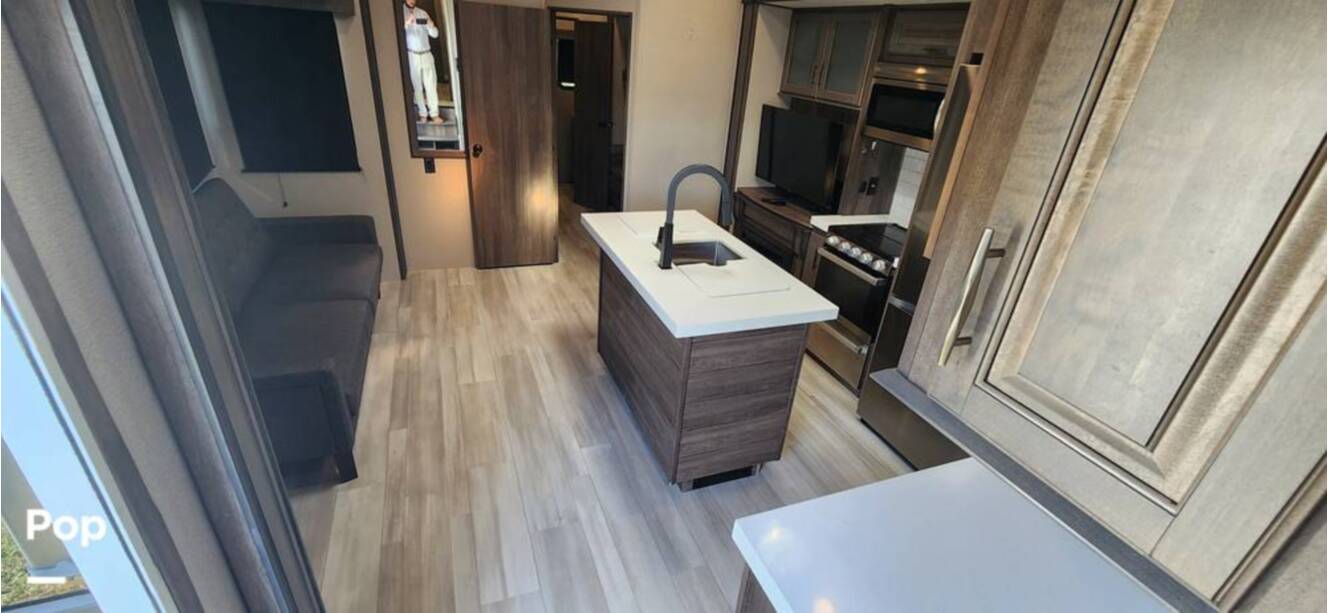 A photo of this 2021 Grand Design Solitude 3950BHR