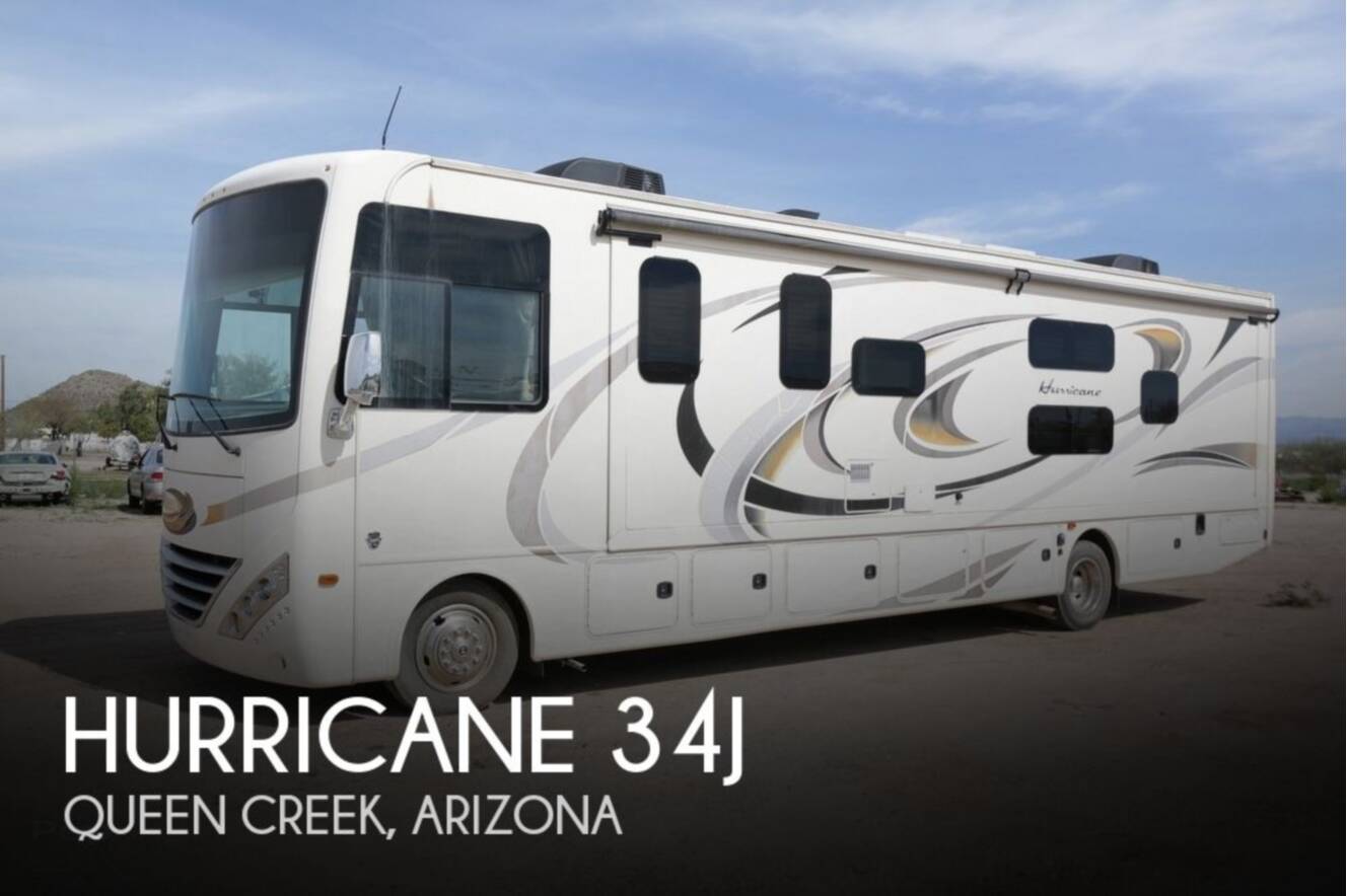 A photo of this 2017 Thor Motor Coach Hurricane 34J