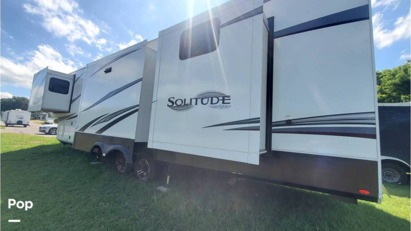A photo of this 2021 Grand Design Solitude 3950BHR