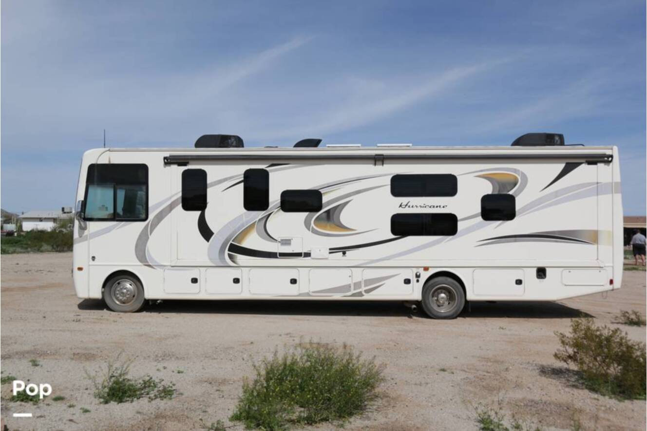 A photo of this 2017 Thor Motor Coach Hurricane 34J