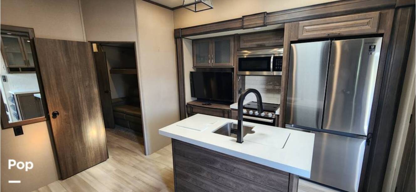 A photo of this 2021 Grand Design Solitude 3950BHR