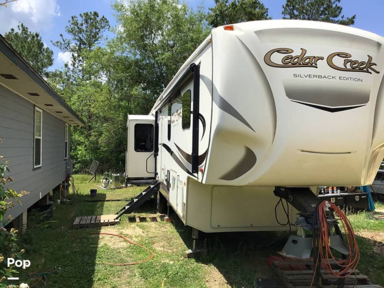 A photo of this 2017 Forest River Cedar Creek 37MBH