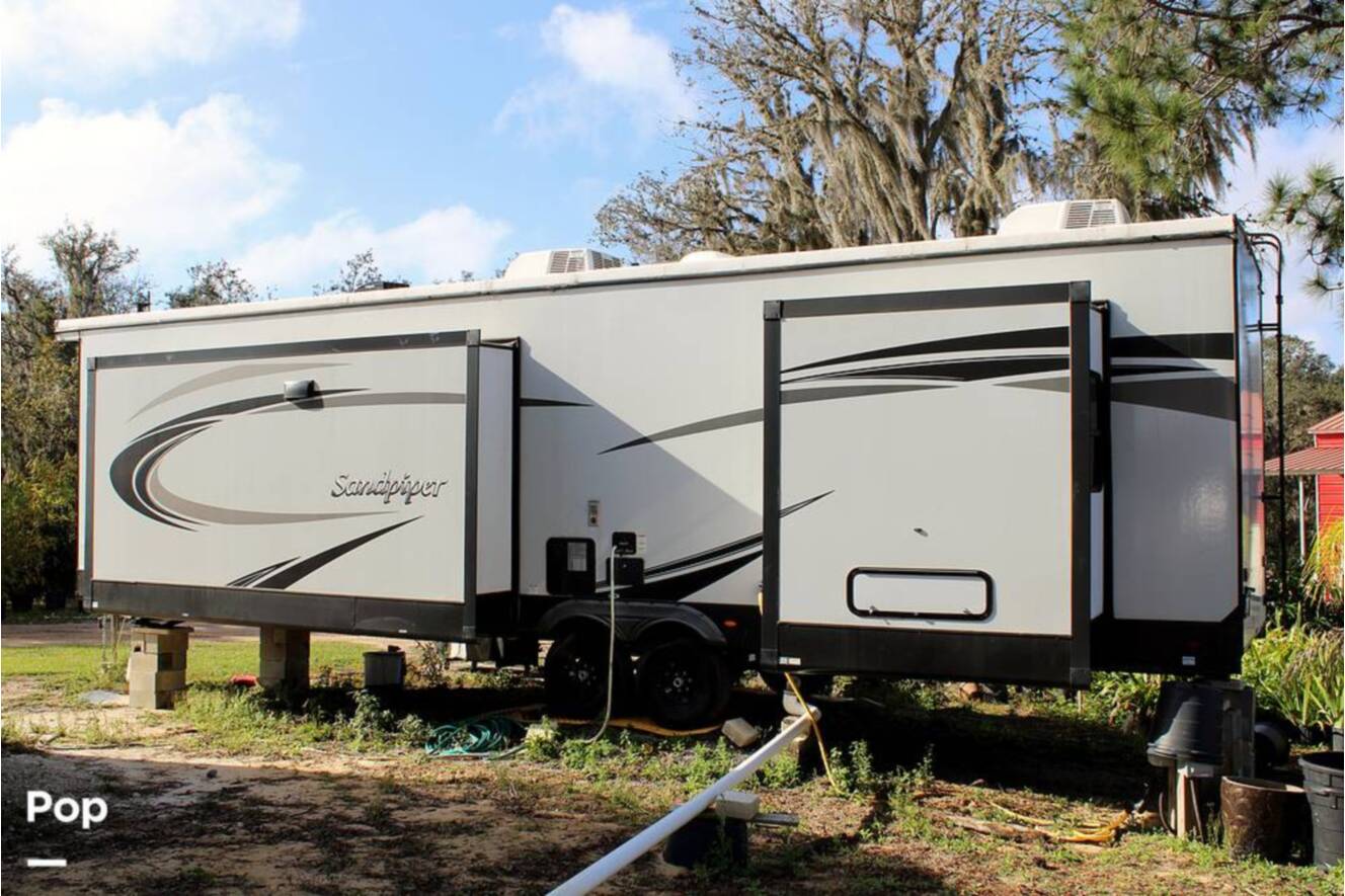 A photo of this 2022 Forest River Sandpiper 401FLX