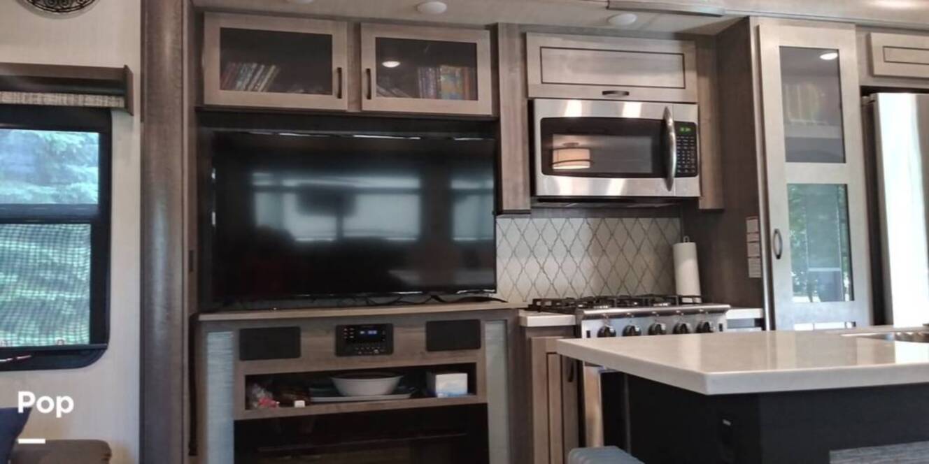 A photo of this 2021 Forest River Cedar Creek 377BH