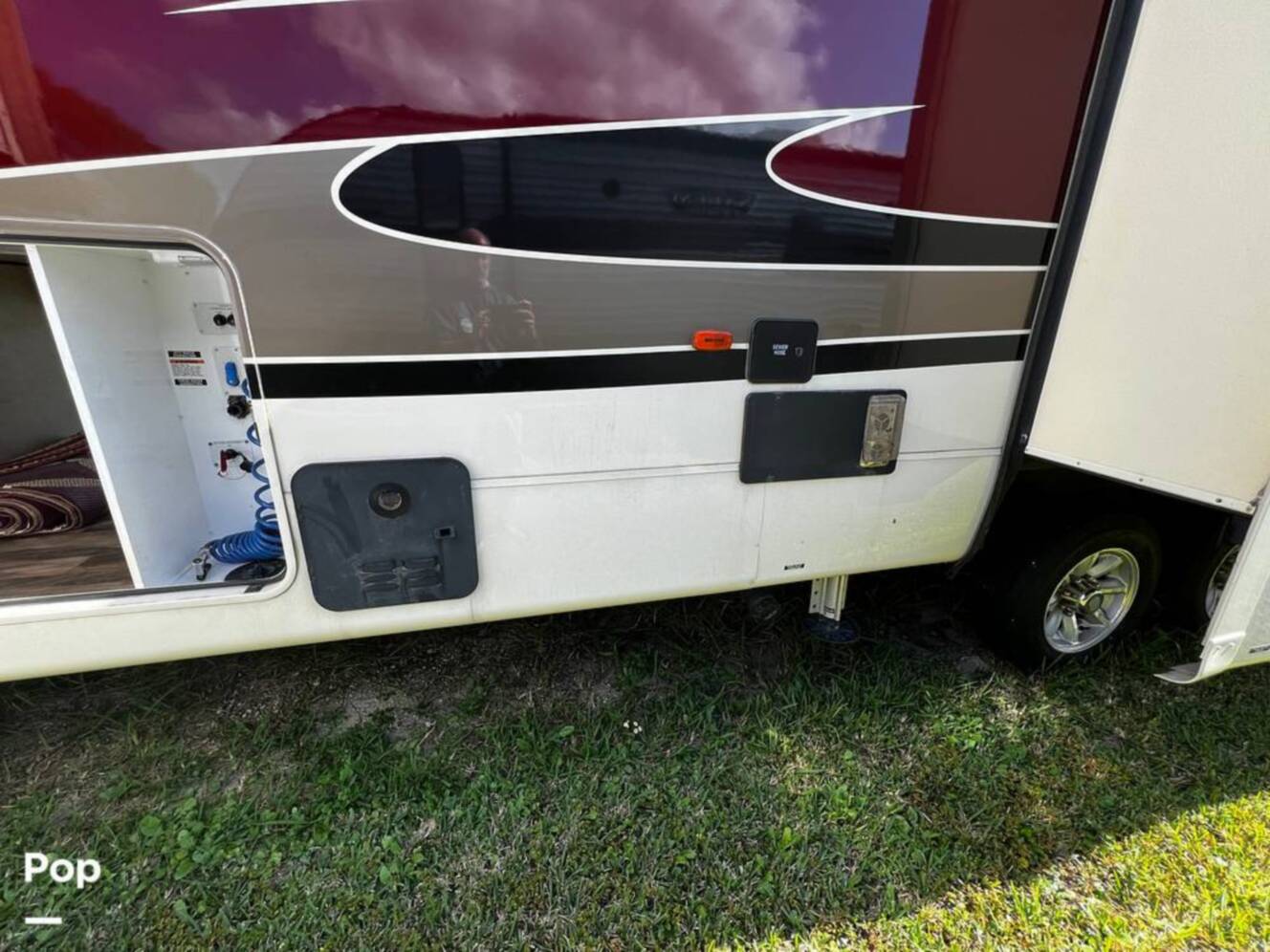 A photo of this 2019 Forest River Cedar Creek Champagne 38EL