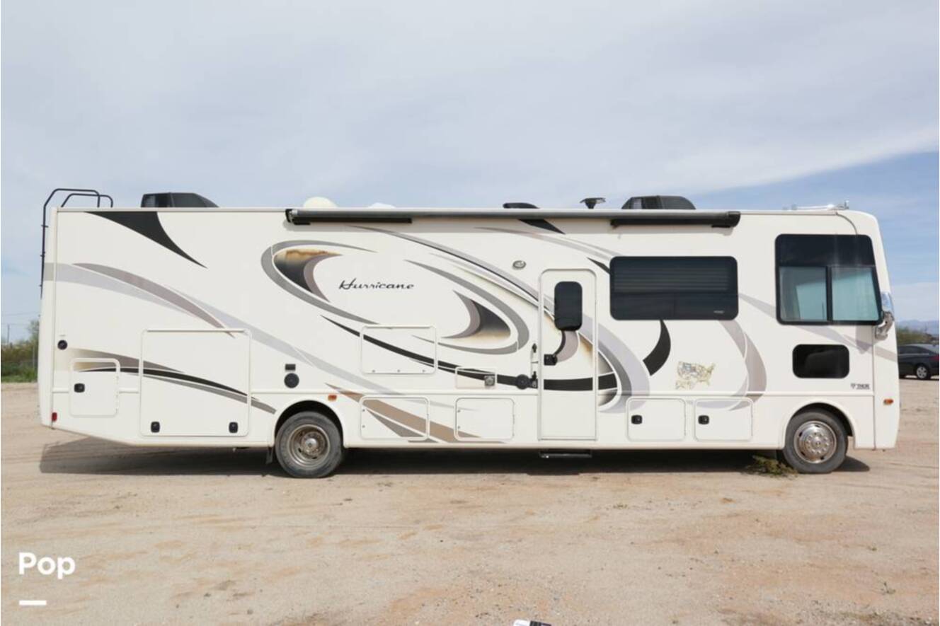 A photo of this 2017 Thor Motor Coach Hurricane 34J