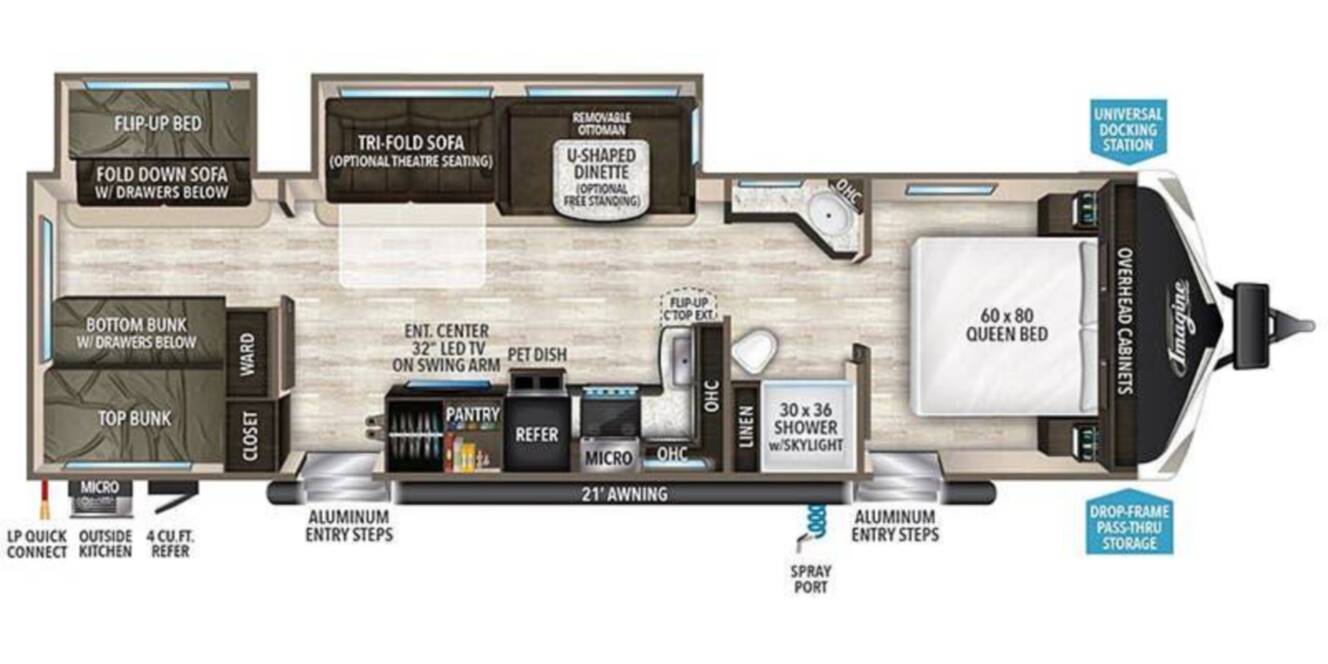 A photo of this 2018 Grand Design Imagine 3170BH