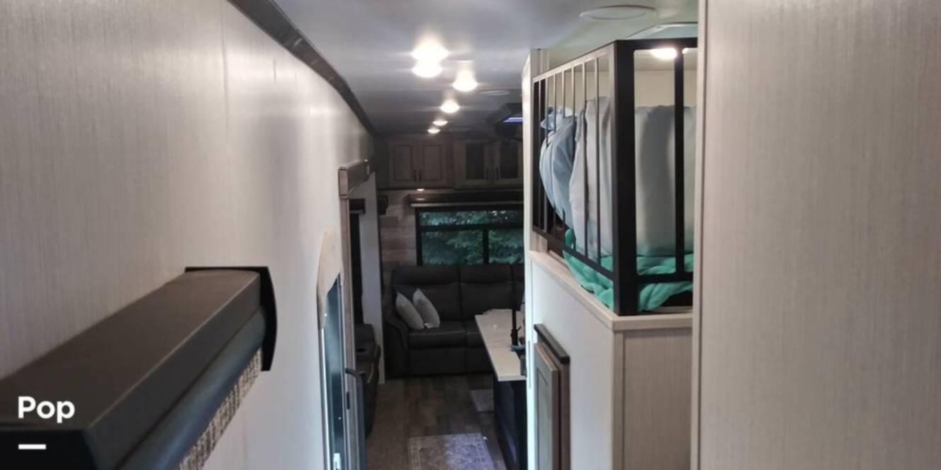 A photo of this 2021 Forest River Cedar Creek 377BH