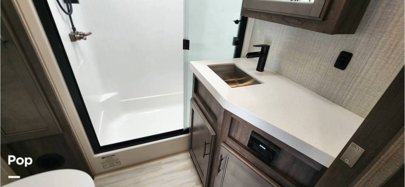 A photo of this 2021 Grand Design Solitude 3950BHR