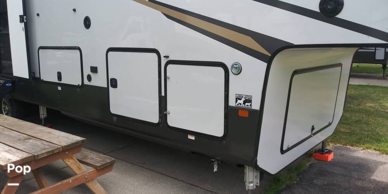A photo of this 2021 Forest River Cedar Creek 377BH