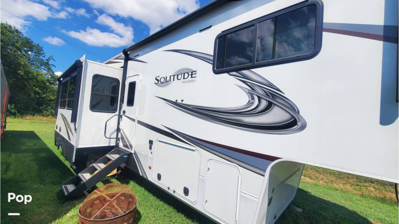 A photo of this 2021 Grand Design Solitude 3950BHR