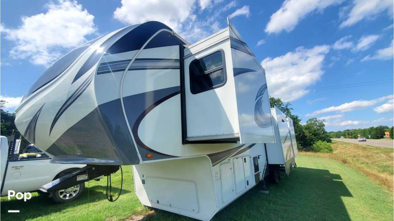 A photo of this 2021 Grand Design Solitude 3950BHR