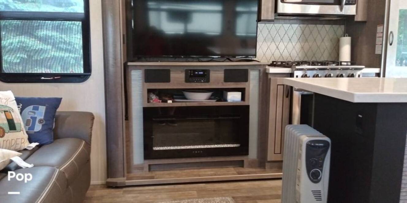 A photo of this 2021 Forest River Cedar Creek 377BH