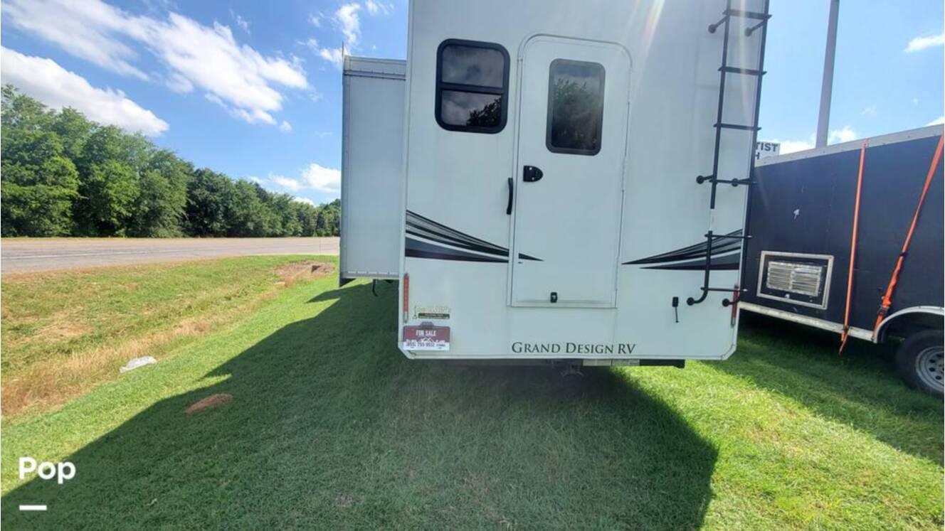 A photo of this 2021 Grand Design Solitude 3950BHR