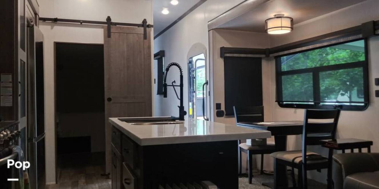 A photo of this 2021 Forest River Cedar Creek 377BH