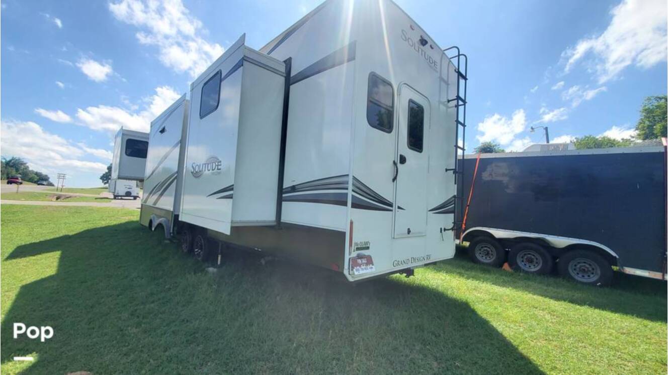 A photo of this 2021 Grand Design Solitude 3950BHR