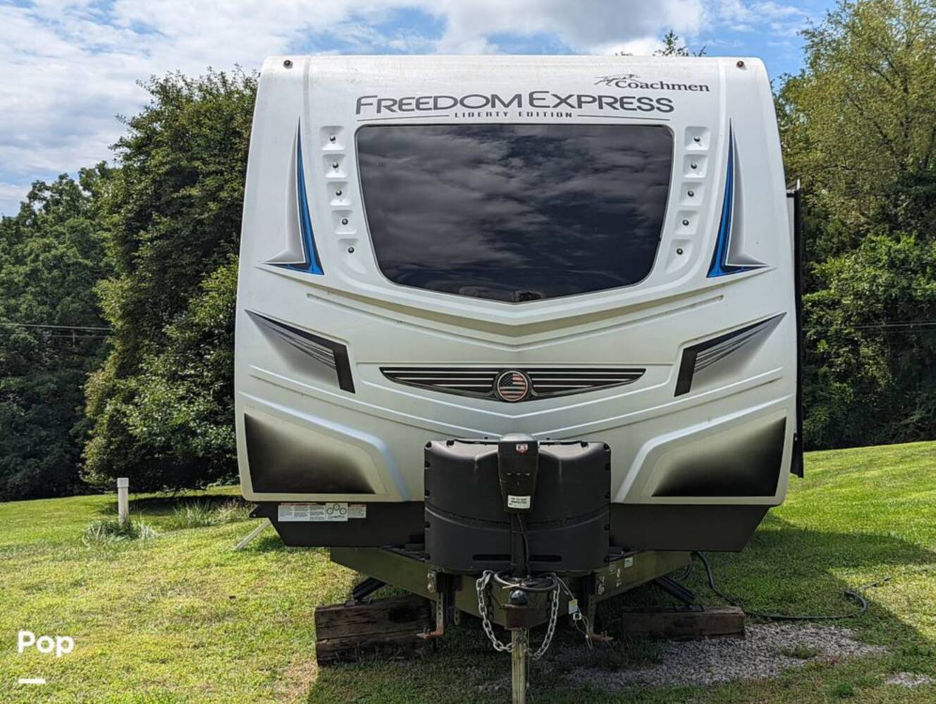 A photo of this 2021 Coachmen Freedom Express 323 BHDS
