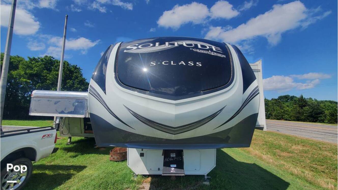 A photo of this 2021 Grand Design Solitude 3950BHR