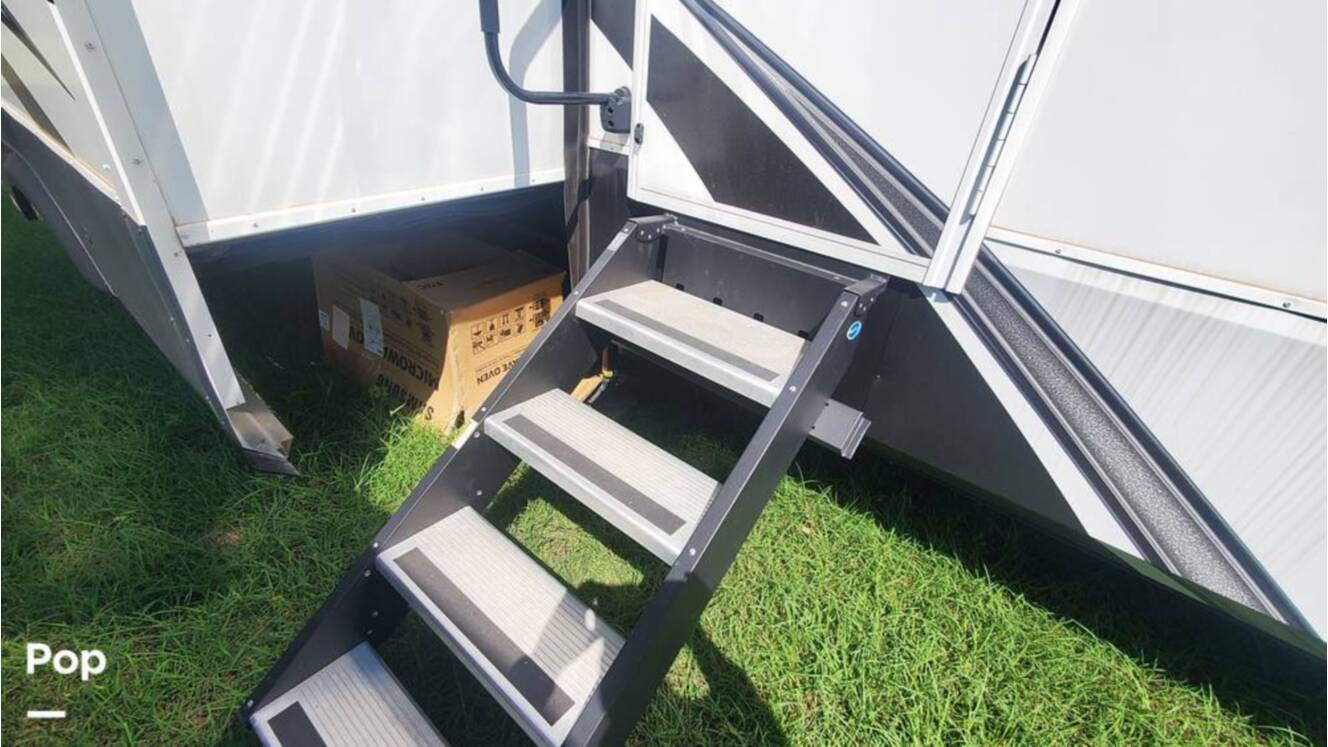 A photo of this 2021 Grand Design Solitude 3950BHR