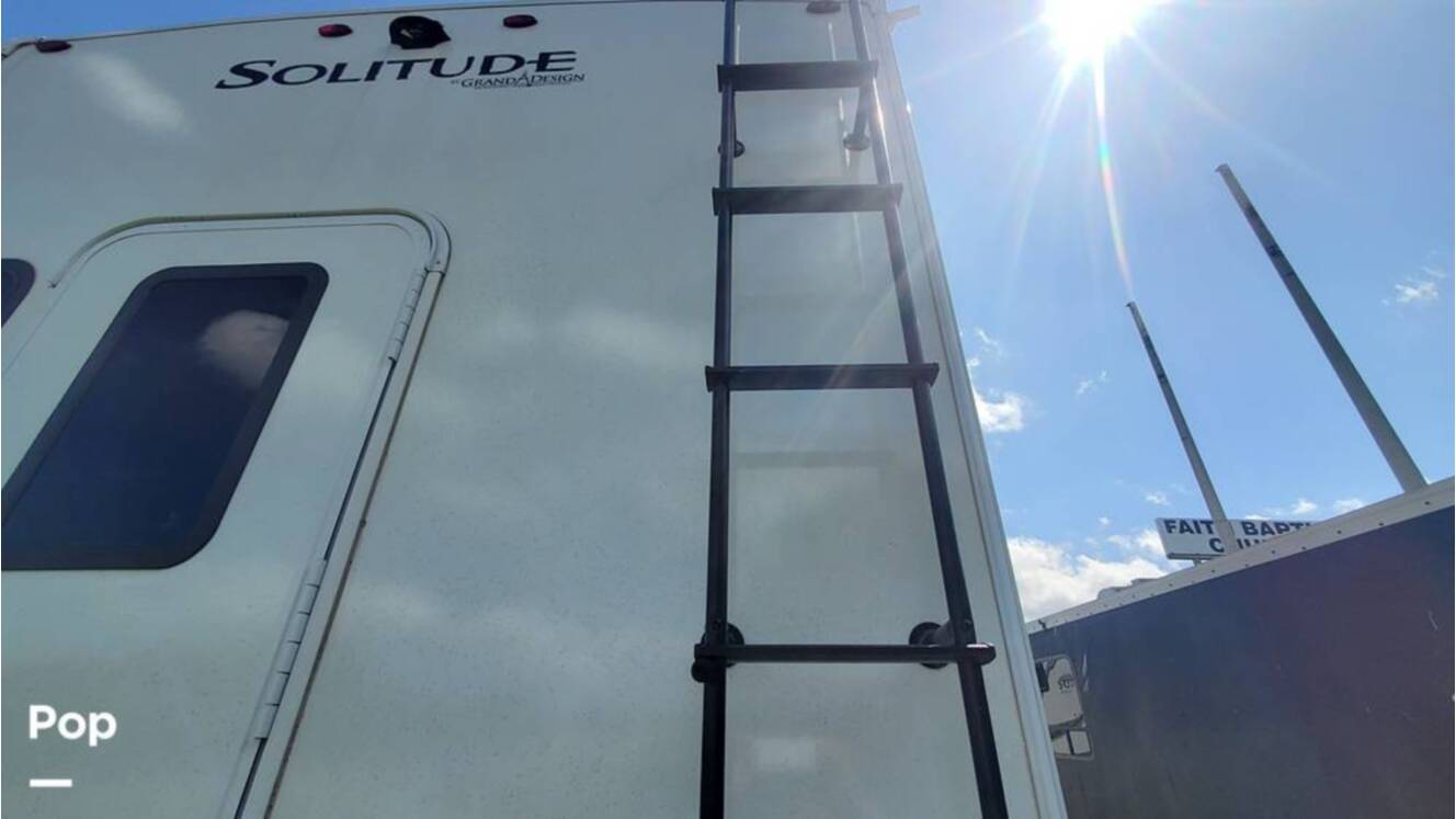 A photo of this 2021 Grand Design Solitude 3950BHR