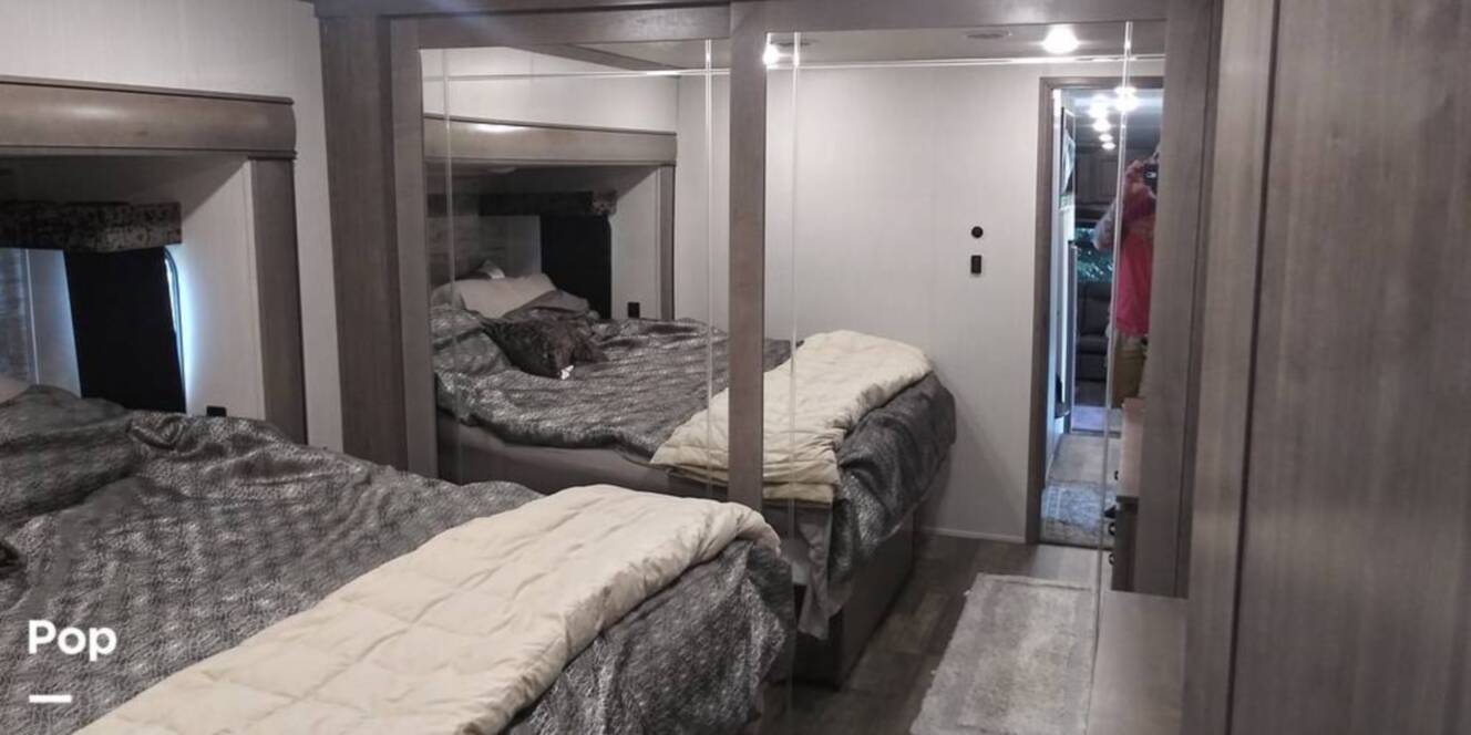 A photo of this 2021 Forest River Cedar Creek 377BH