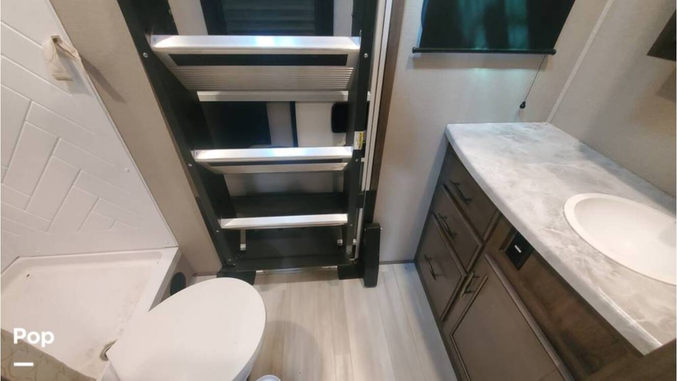 A photo of this 2021 Grand Design Solitude 3950BHR