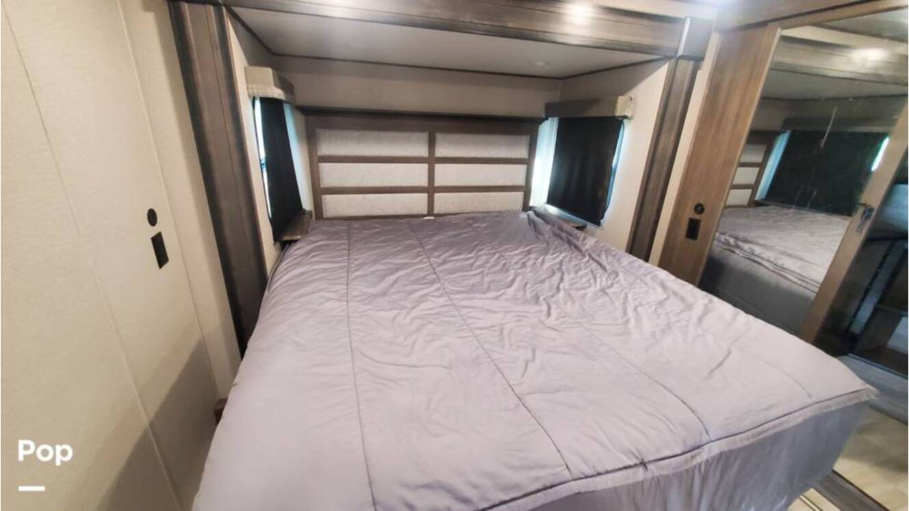 A photo of this 2021 Grand Design Solitude 3950BHR